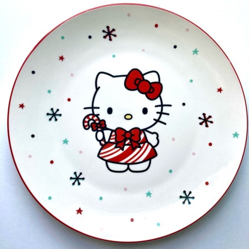 Hello Kitty Christmas Plate